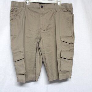 NWT George Men’s Stone Wash Below the Knee Messenger Or Cargo Style Shorts
